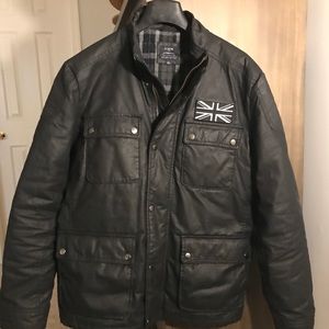 J Crew Barbour Belstaff style wax jacket